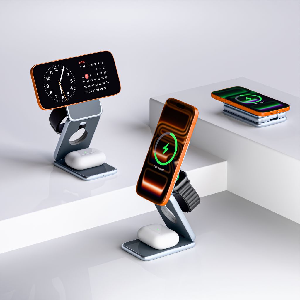 3 in 1 wireless charger for Apple iPhone
