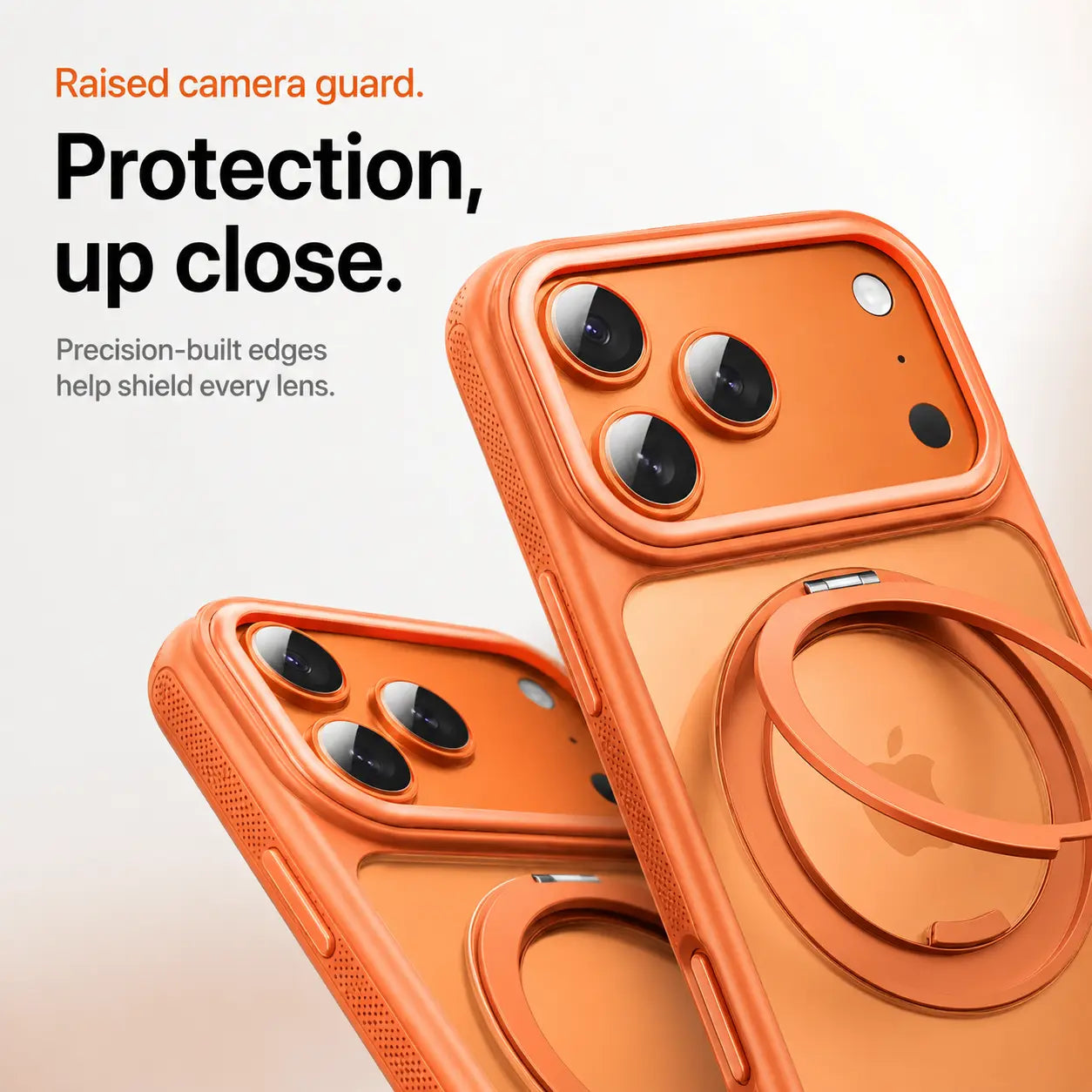 iPhone case with strong built-in magnetic charging alignment