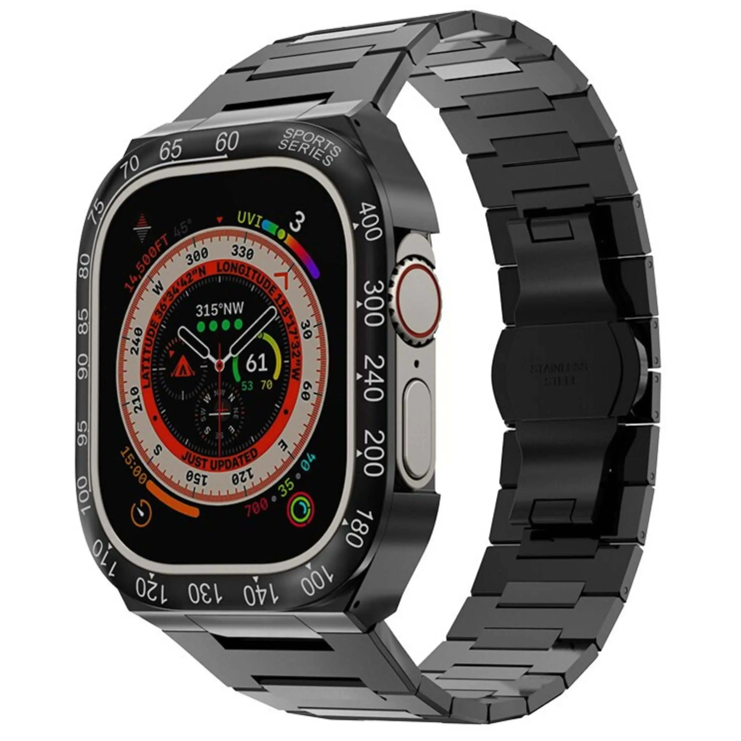 Stainless Steel Case & Band for Apple Watch