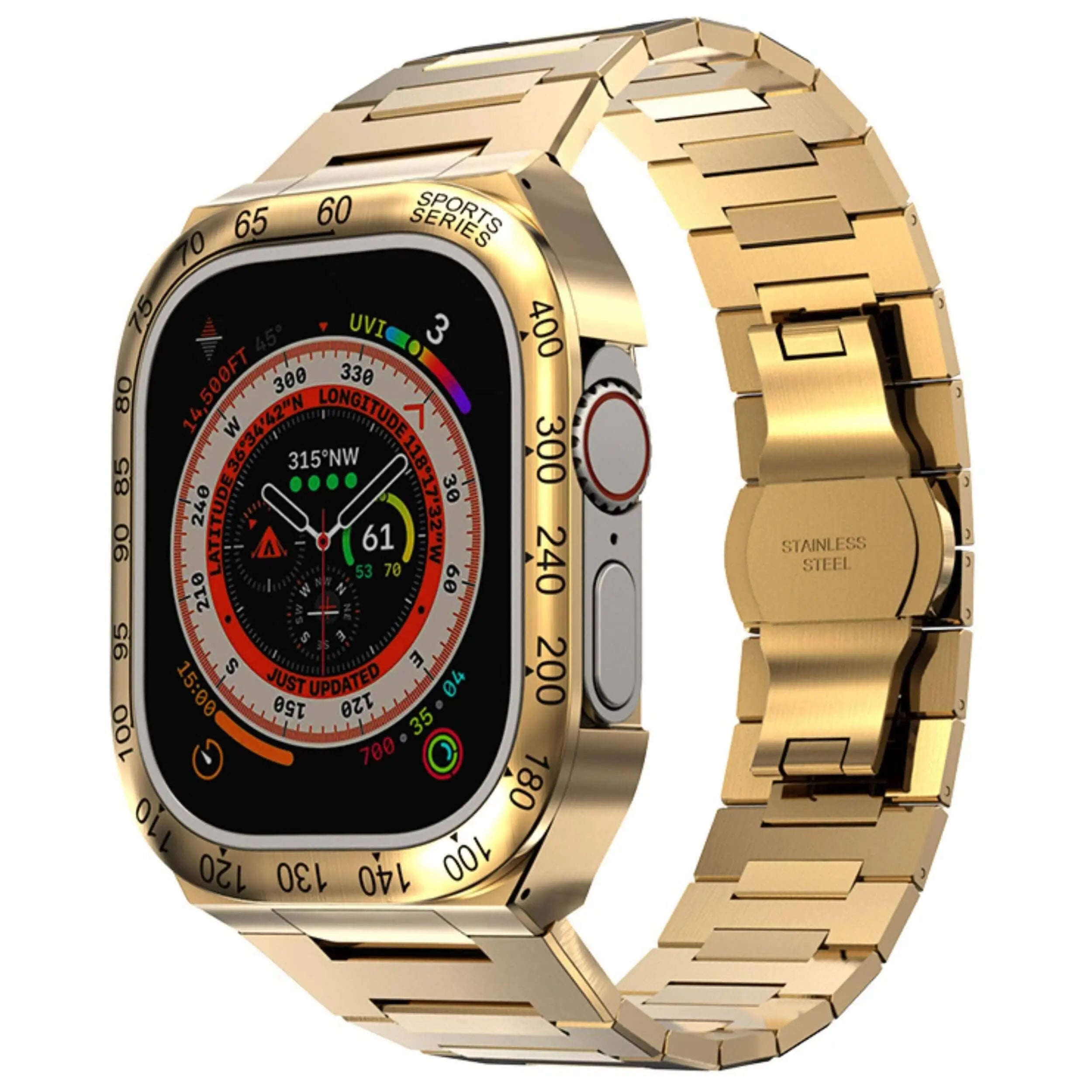 Stainless Steel Case & Band for Apple Watch