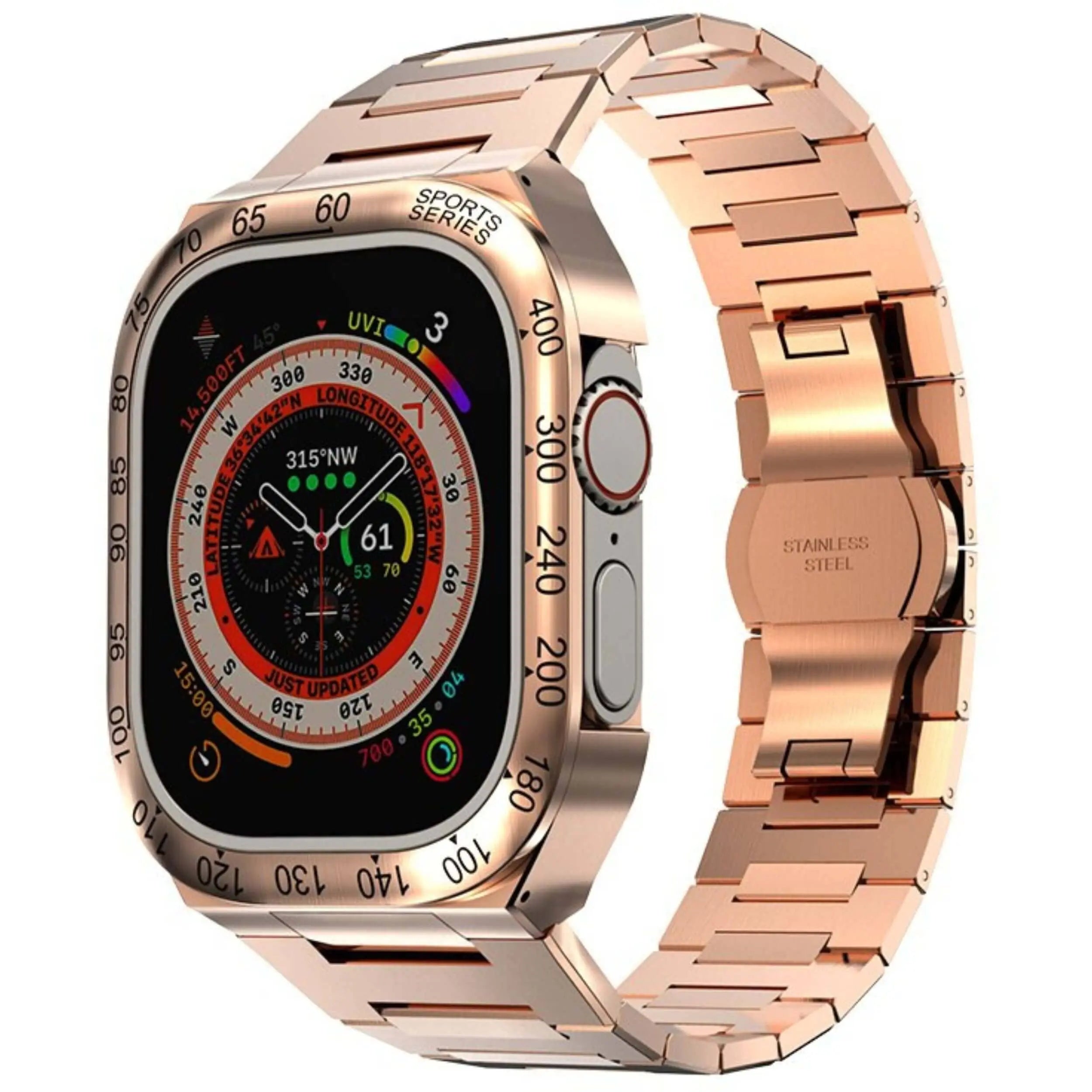 Stainless Steel Case & Band for Apple Watch