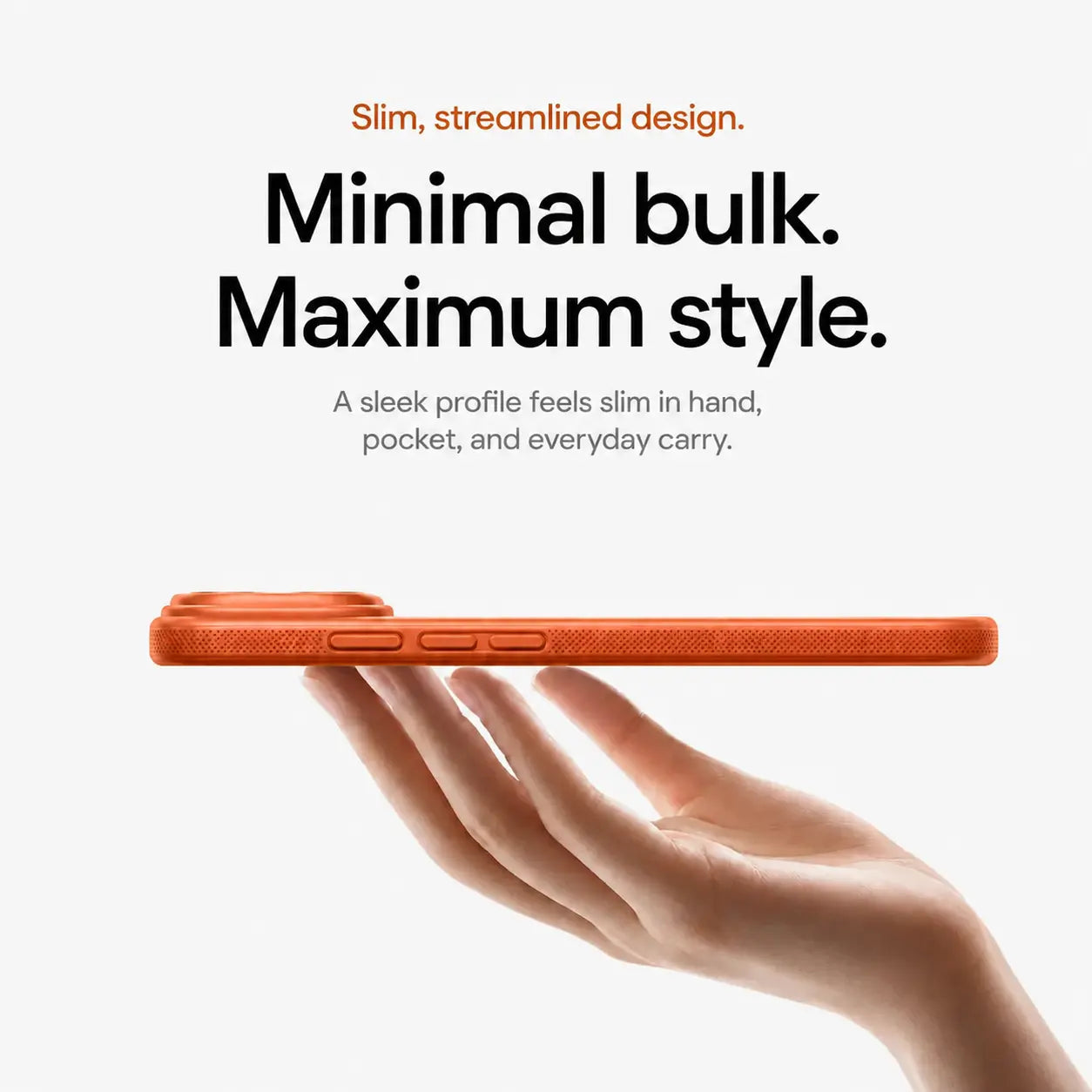 iPhone case with strong magnetic hold for MagSafe accessories