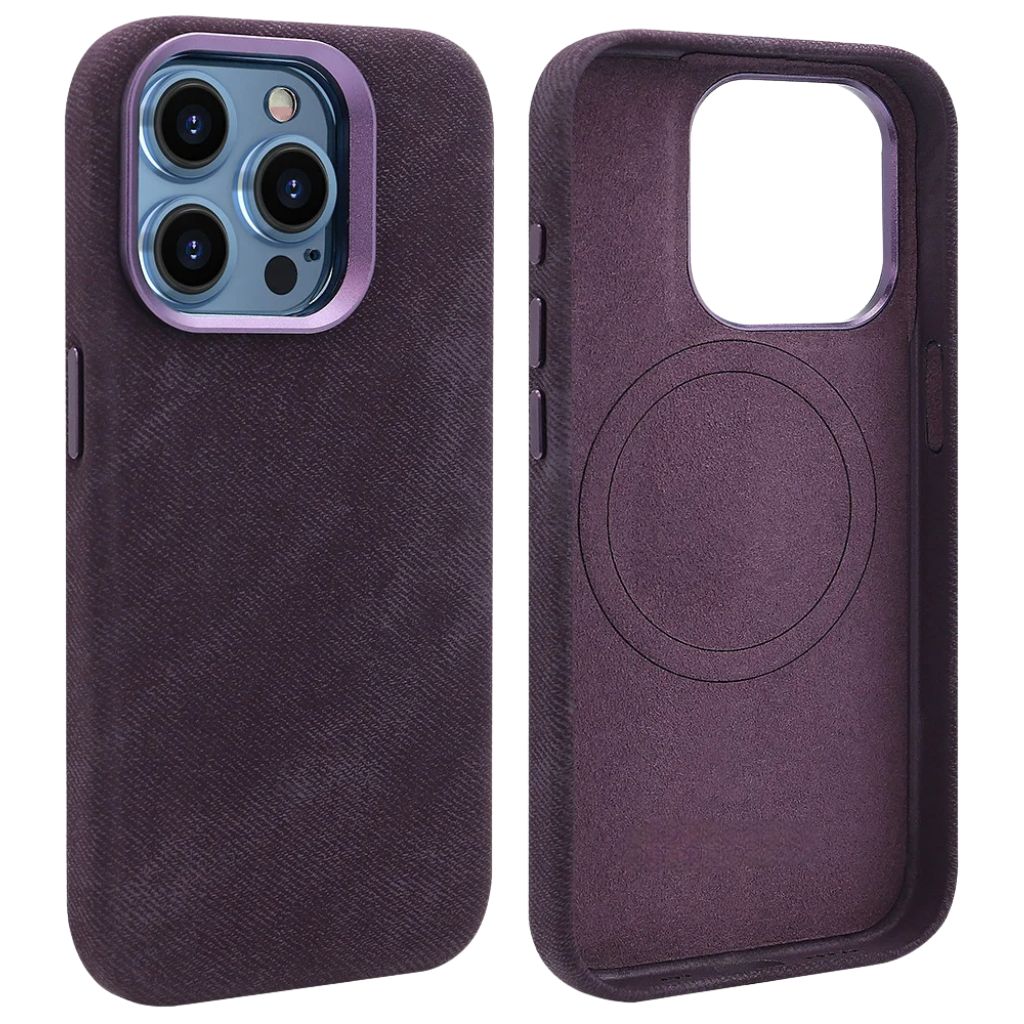 Magnetic Alcantara Case for iPhone