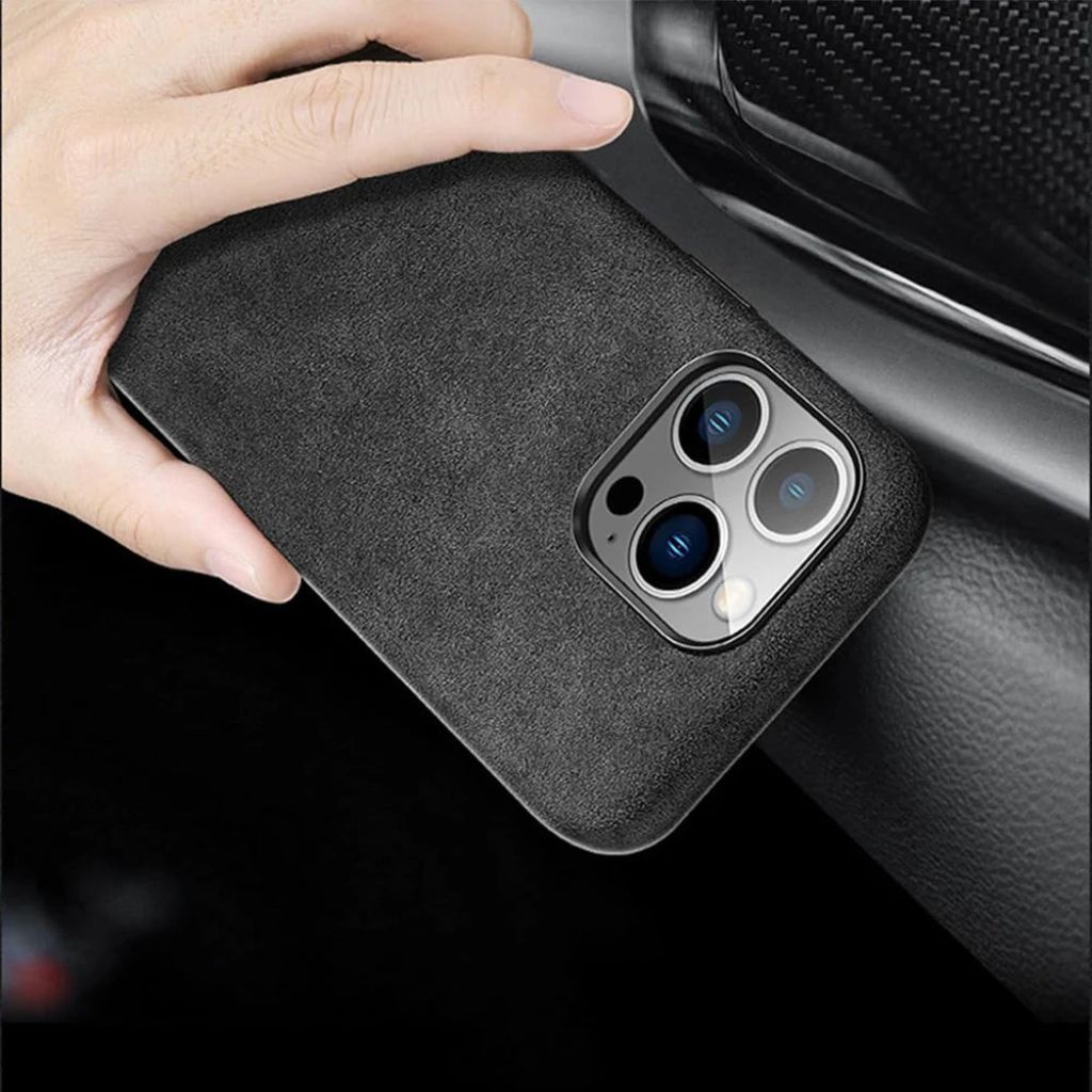 Magnetic Alcantara Case for iPhone