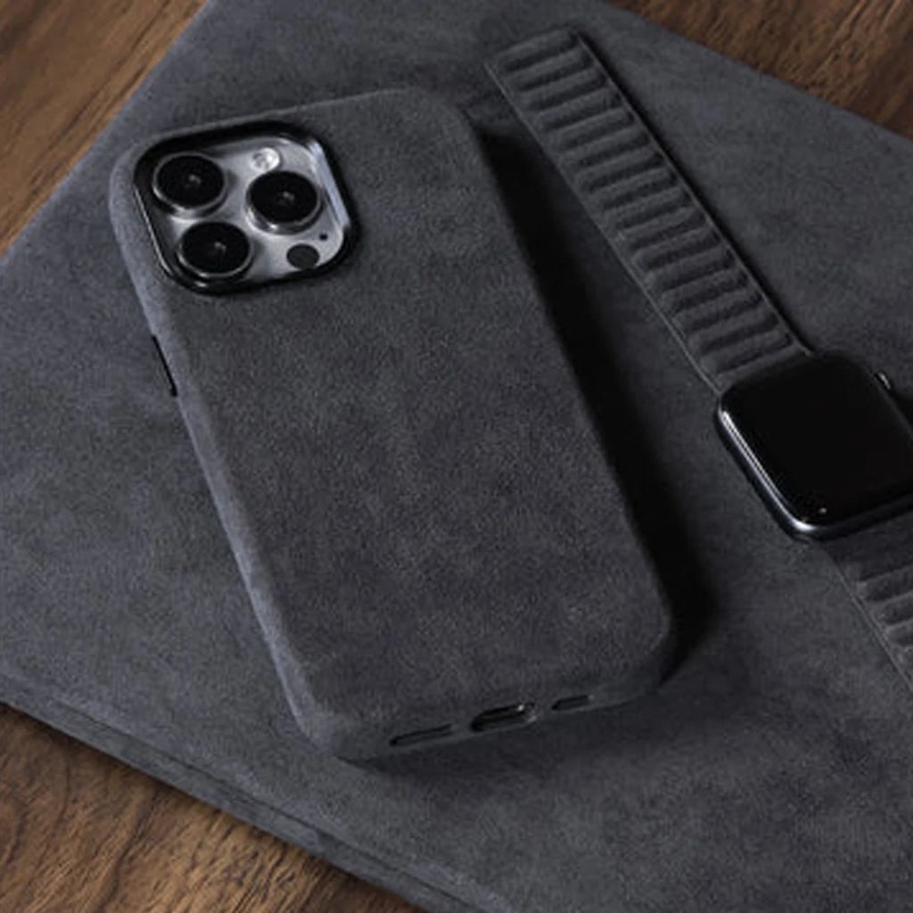 Magnetic Alcantara Case for iPhone