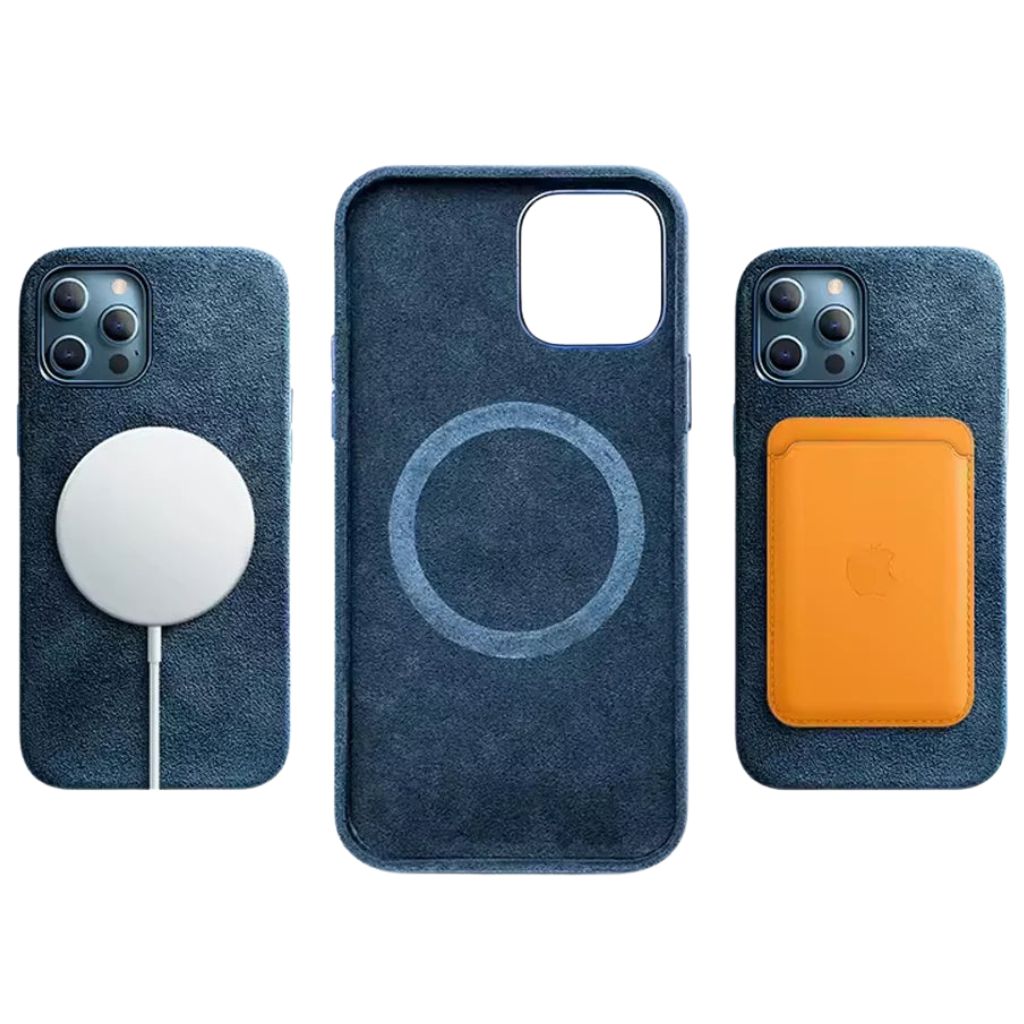 Magnetic Alcantara Case for iPhone