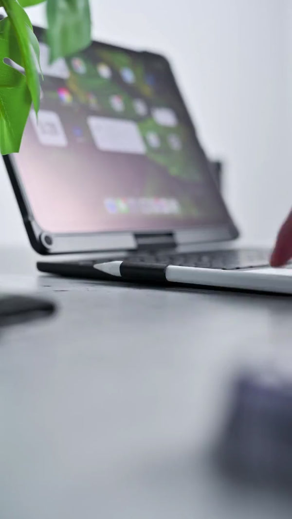 TypeMate iPad keyboard case — Apple Pencil, always ready
