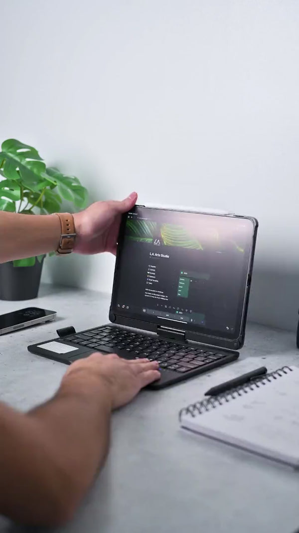 TypeMate iPad keyboard case — 360° freedom for every task