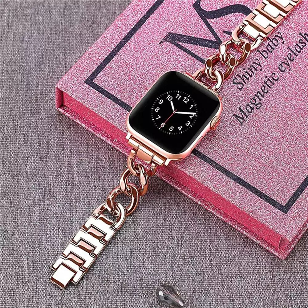 Women’s Modern Stainless Steel Apple Watch Band